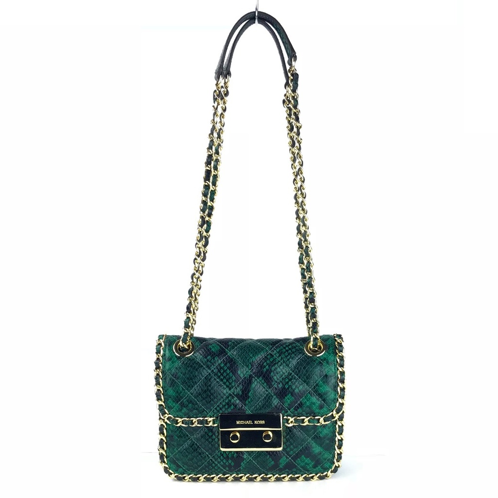 🚫SOLD🚫 Michael Kors Python Carine Shoulder Bag